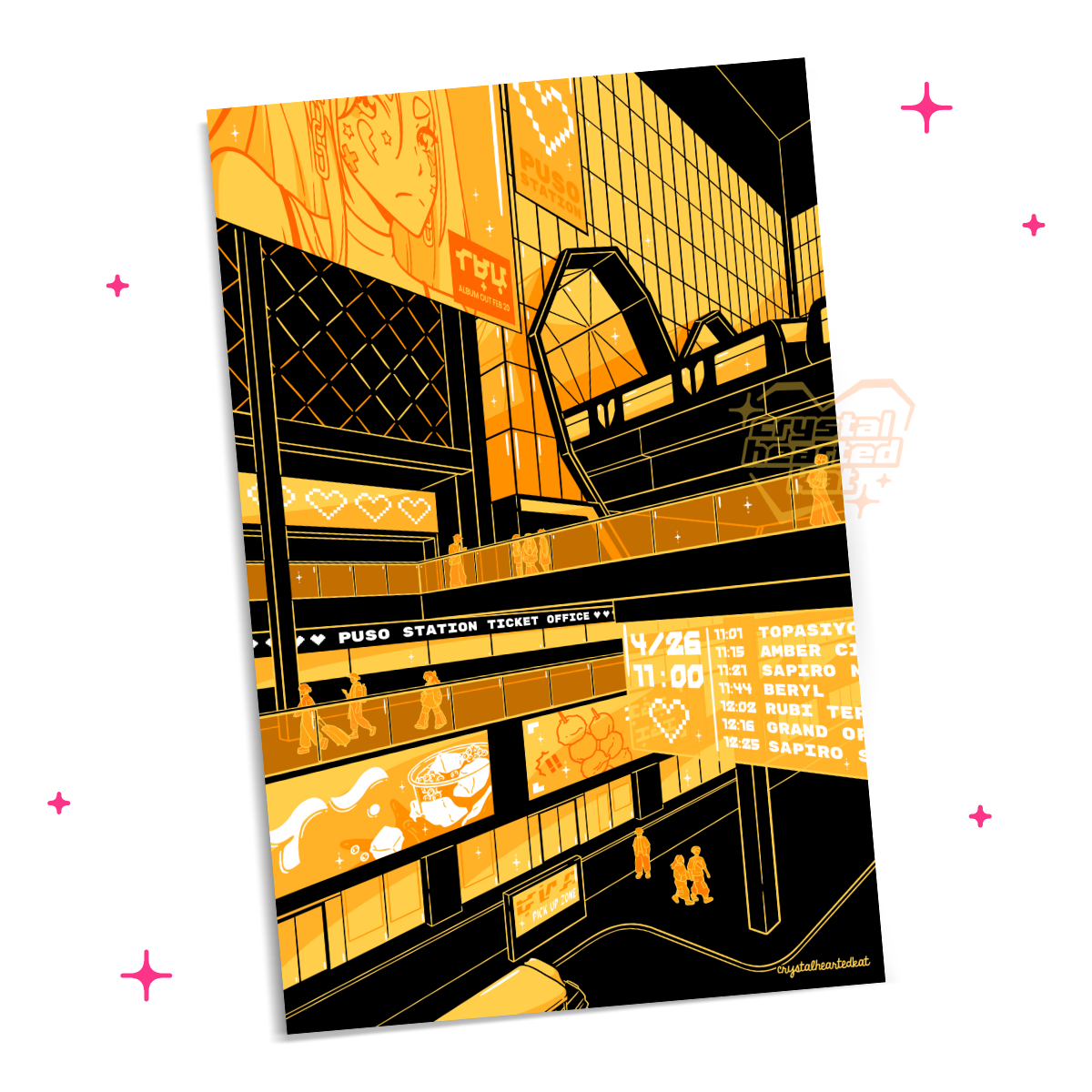 Puso Station - 11" x 17" Print