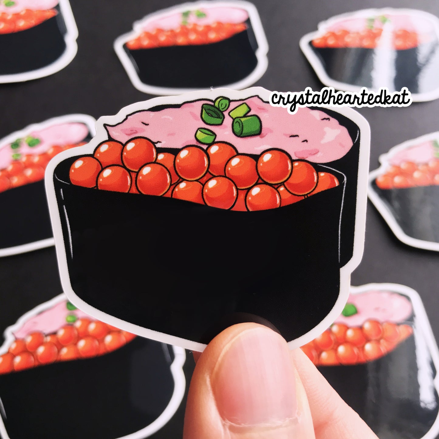 Sushi - Vinyl Stickers (White Outlines)