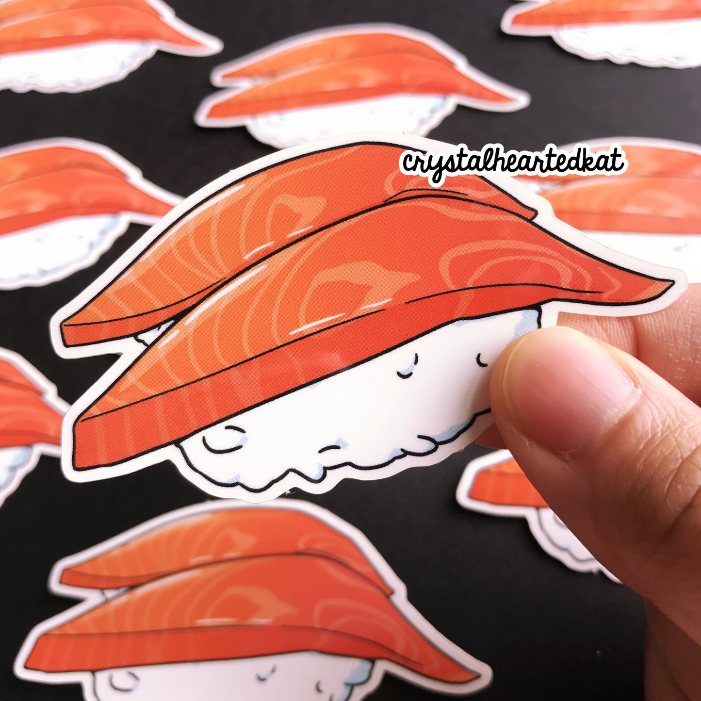 Sushi - Vinyl Stickers (White Outlines)