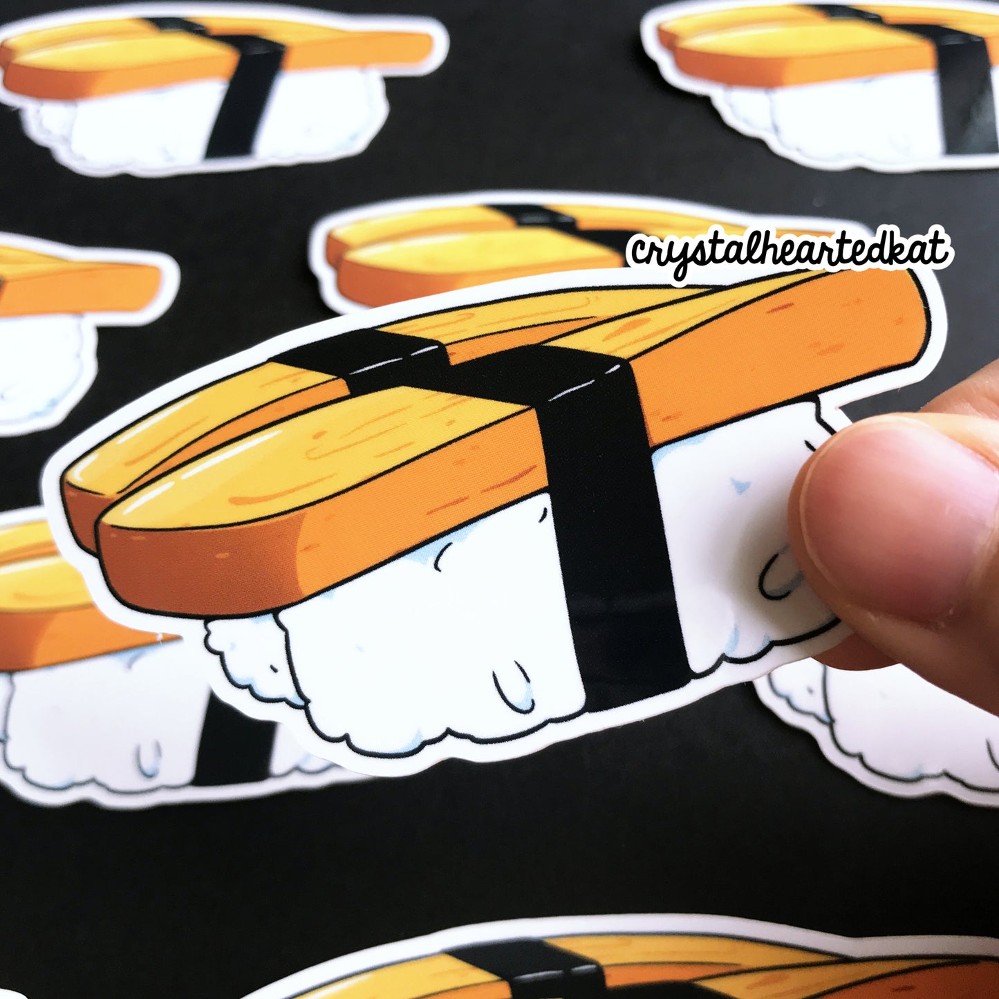 Sushi - Vinyl Stickers (White Outlines)