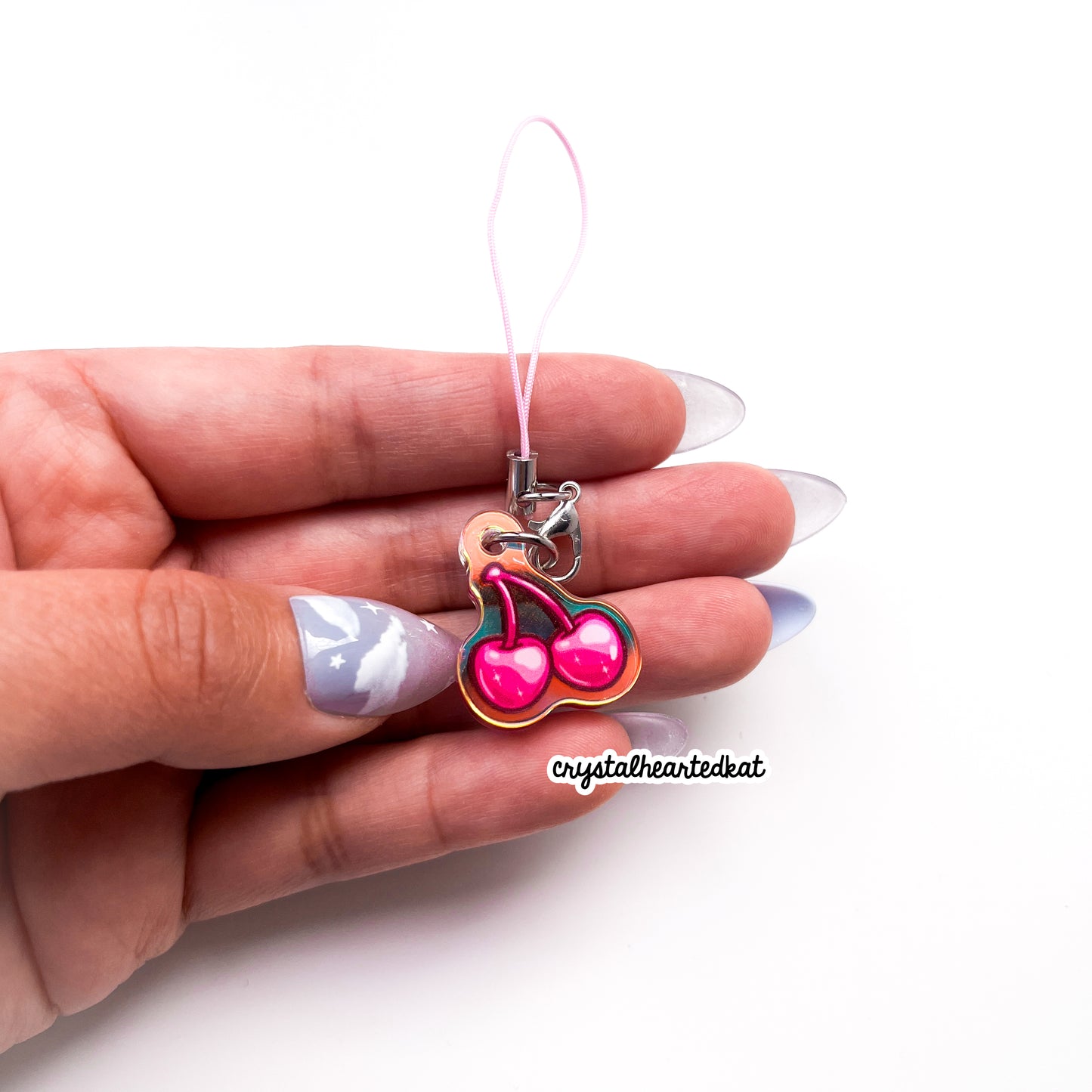 Pink Mini Phone Charms