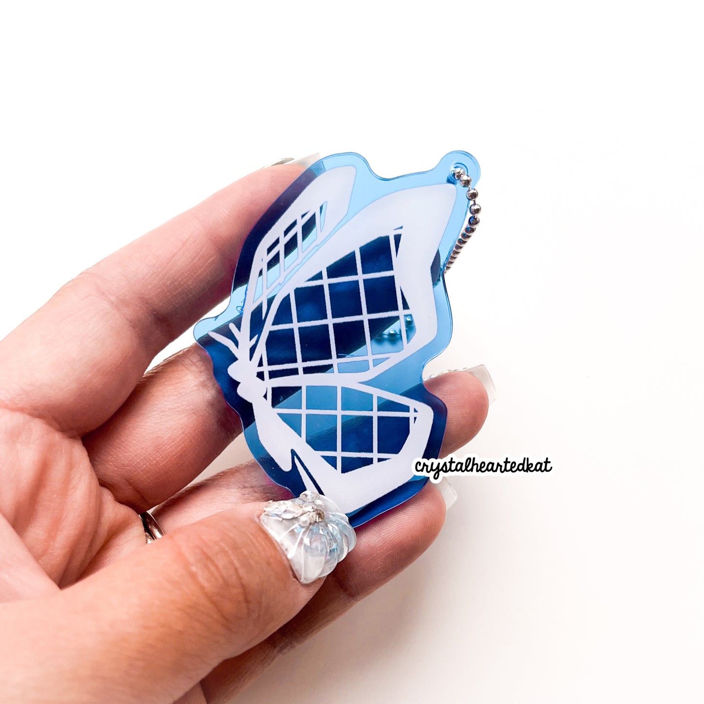 Cyber Butterfly - Cybercore Keychain Charm