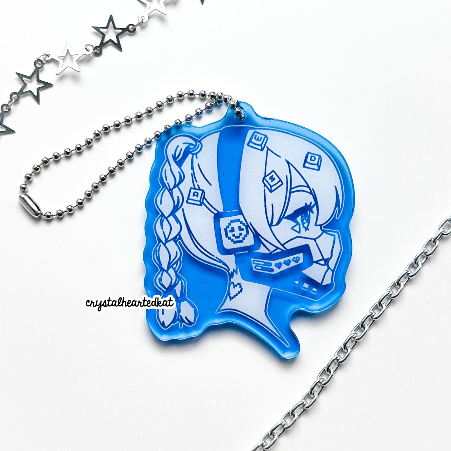 Let's Play - Cybercore Keychain Charm