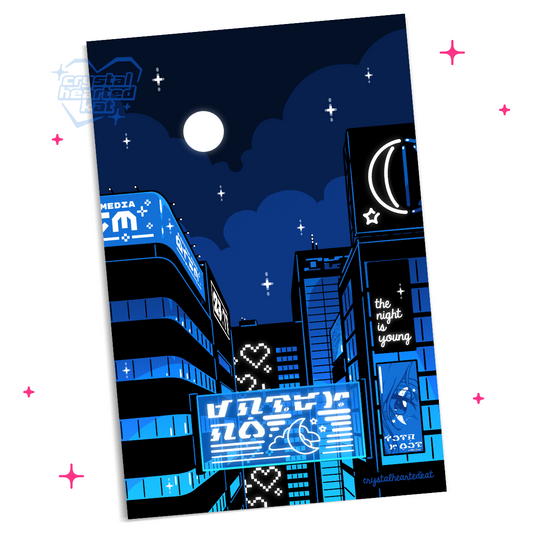 Lunar City - 4" x 6" Mini Print