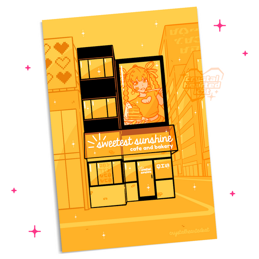 Sweetest Sunshine Cafe & Bakery - 4" x 6" Mini Print