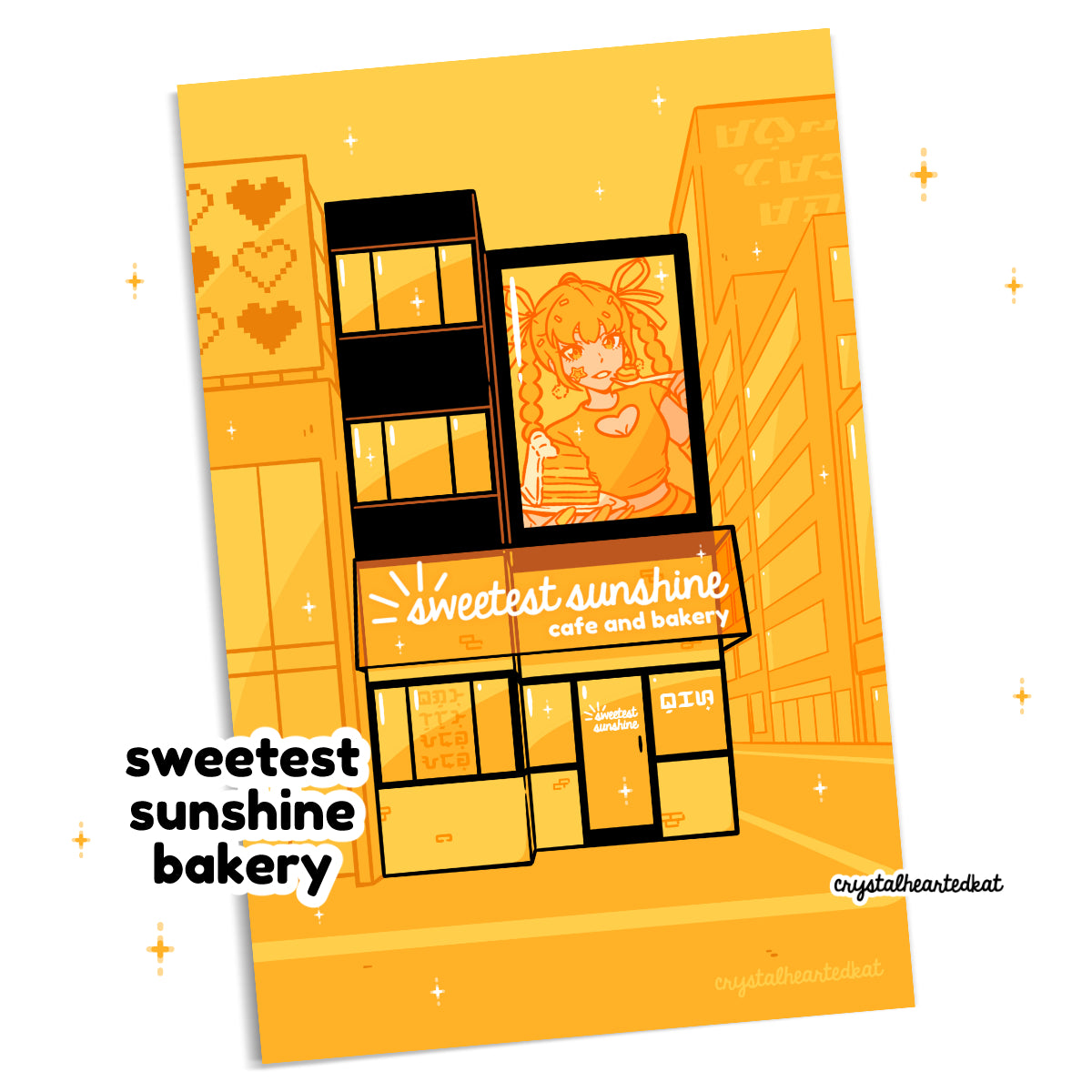 Sweetest Sunshine Cafe & Bakery - Mini Print | 4" x 6"