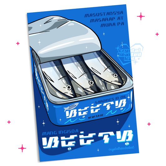 Can of Sardines - 4" x 6" Mini Print