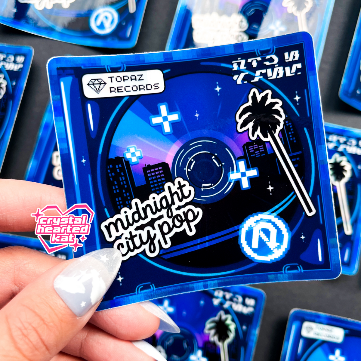 Midnight Citypop CD - Holo Sticker