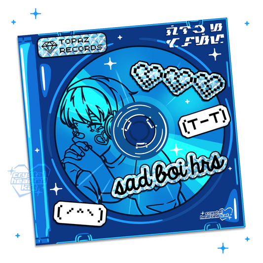 Sad Boi Hrs - 8" x 8" Square Print