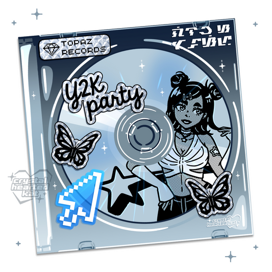 Y2K Party - 8" x 8" Square Print